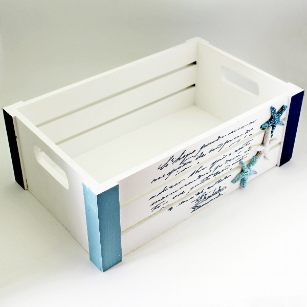Bedýnka moře dřevo 37x23V13cm